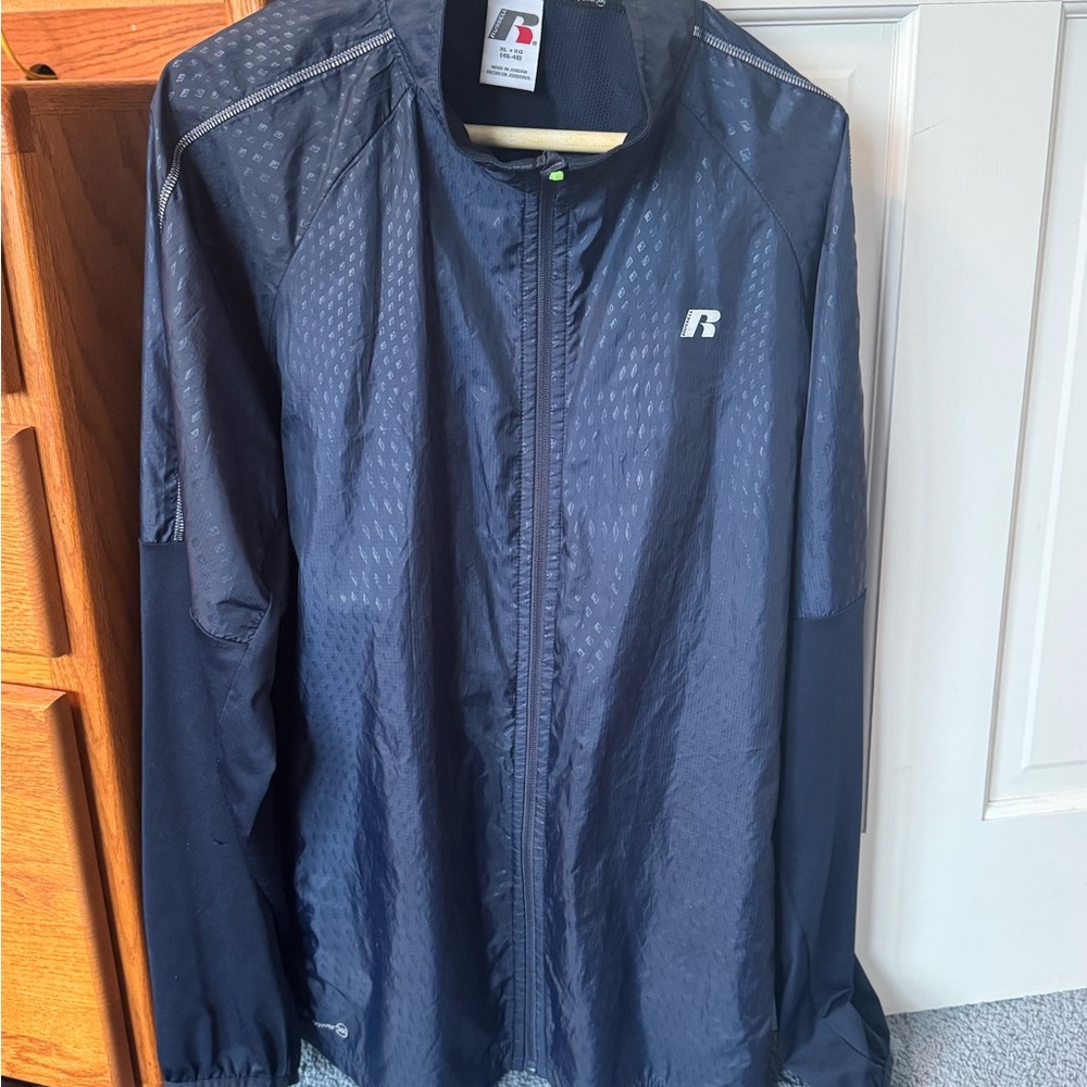 Russell Athletic Men's Navy Windbreaker
